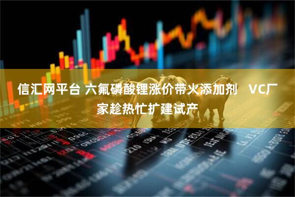 信汇网平台 六氟磷酸锂涨价带火添加剂   VC厂家趁热忙扩建试产