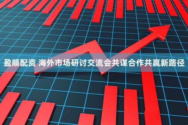 盈顺配资 海外市场研讨交流会共谋合作共赢新路径